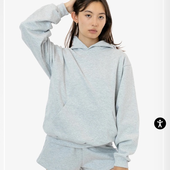 Los Angeles Apparel Other - Unisex Los Angeles Apparel Heavy Fleece Hoodie in Ash
